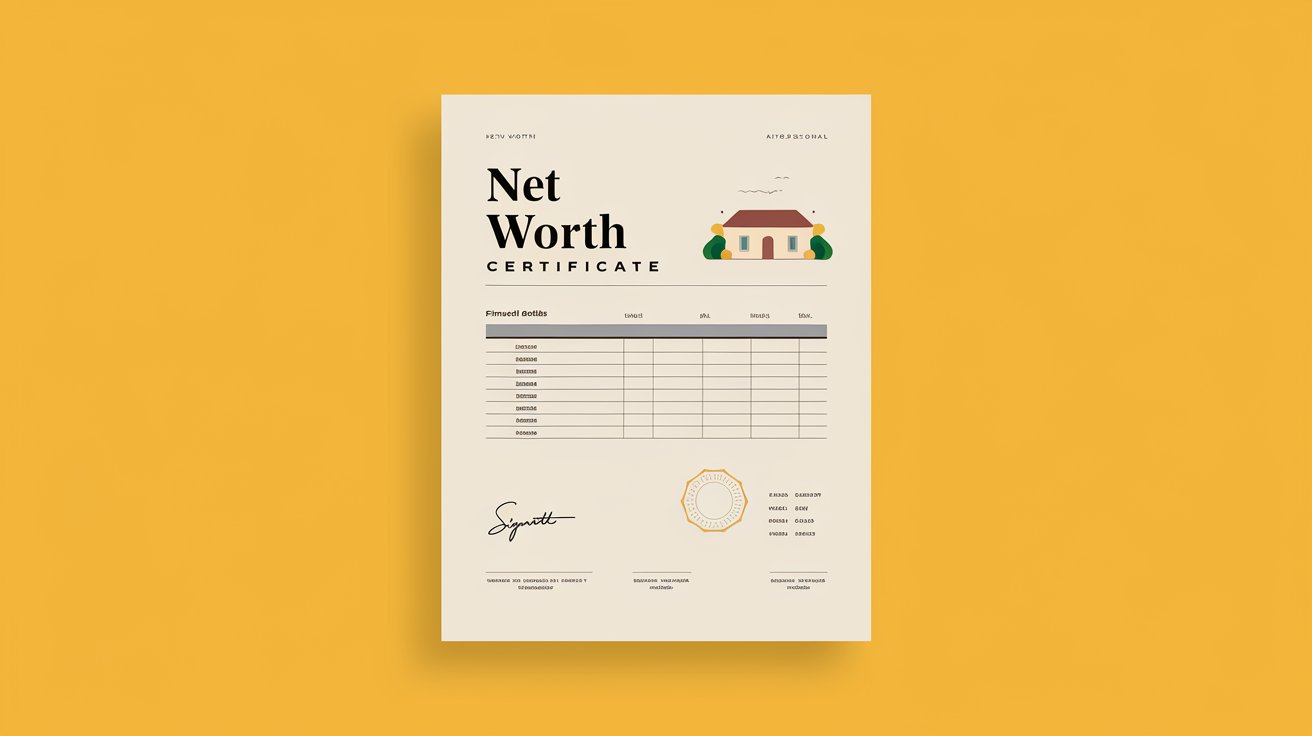 Net Worth Certificate format