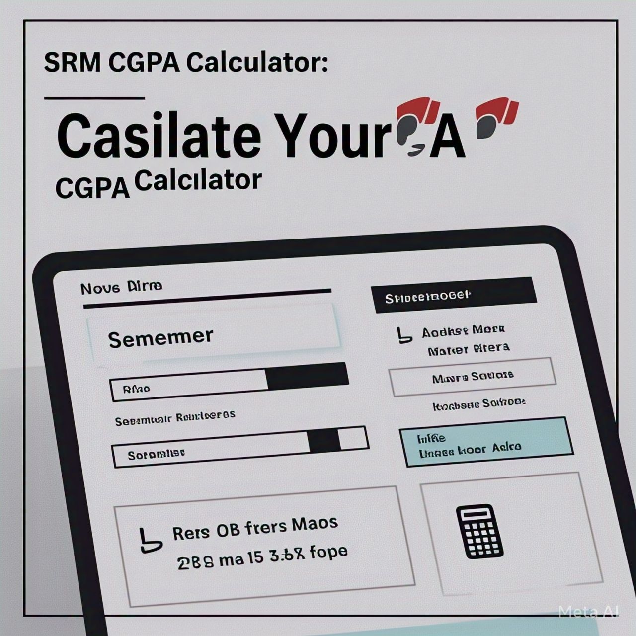 SRM CGPA Calculator